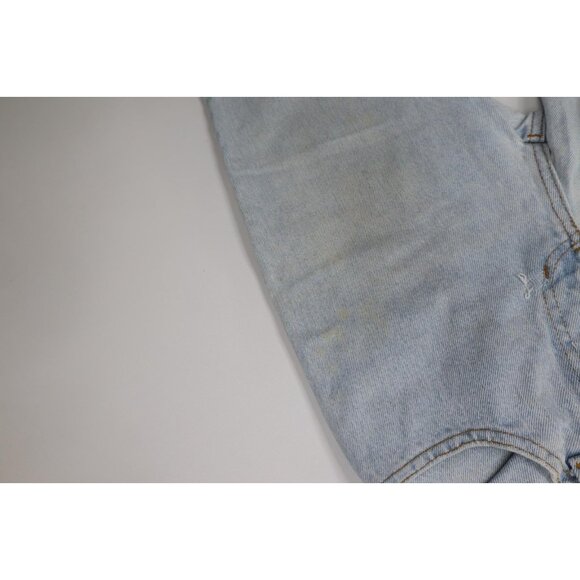 Vintage 90s Streetwear Womens 3 Distressed Relaxed Fit Tapered Denim Jeans USA - Picture 8 of 16